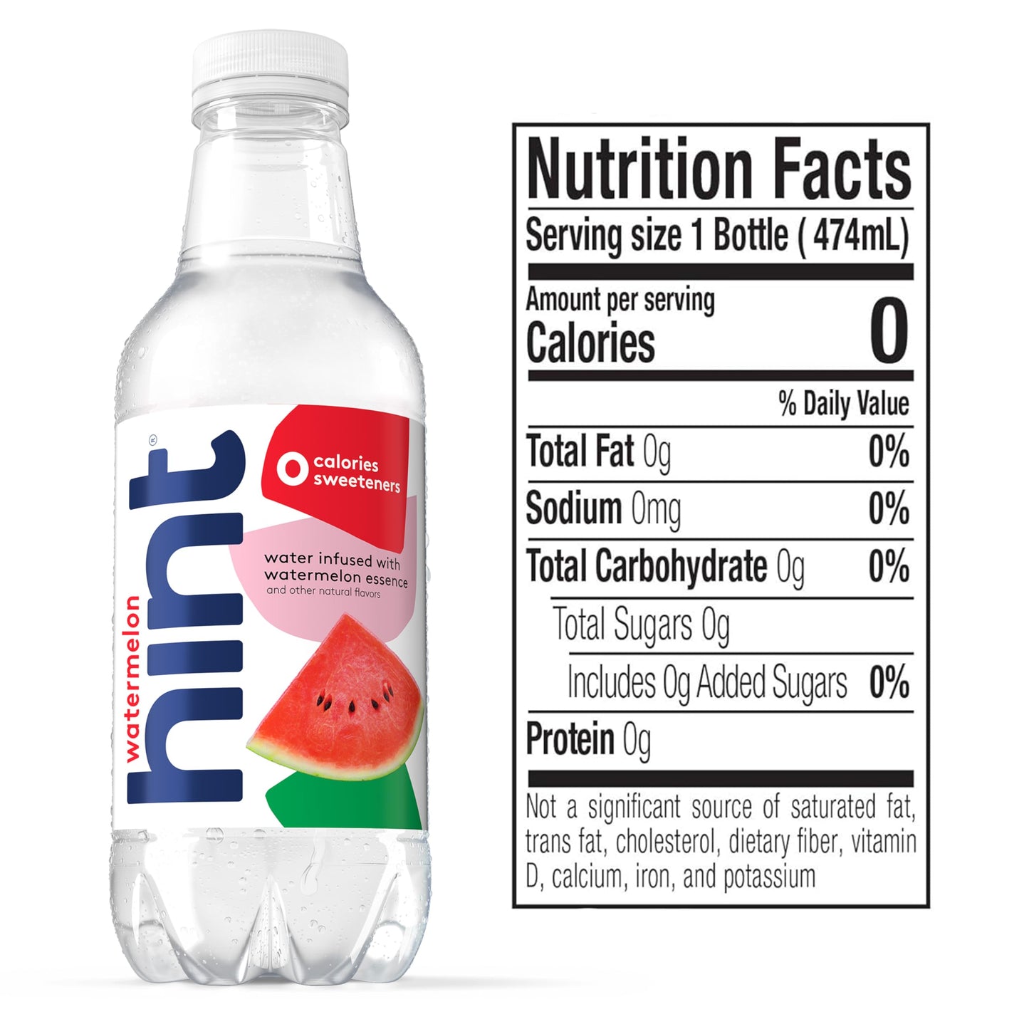 Hint Bottled Water, 3-Flavor Mega Variety Pack - Purified Water Beverages With Zero Calories, Natural Flavors, And Sugar Free -