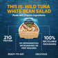 Wild Planet Ready-To-Eat Wild Tuna White Bean Salad With Organic Chickpeas, Carrots, Red Peppers & Green Olives 5.6oz, Pack Of 4