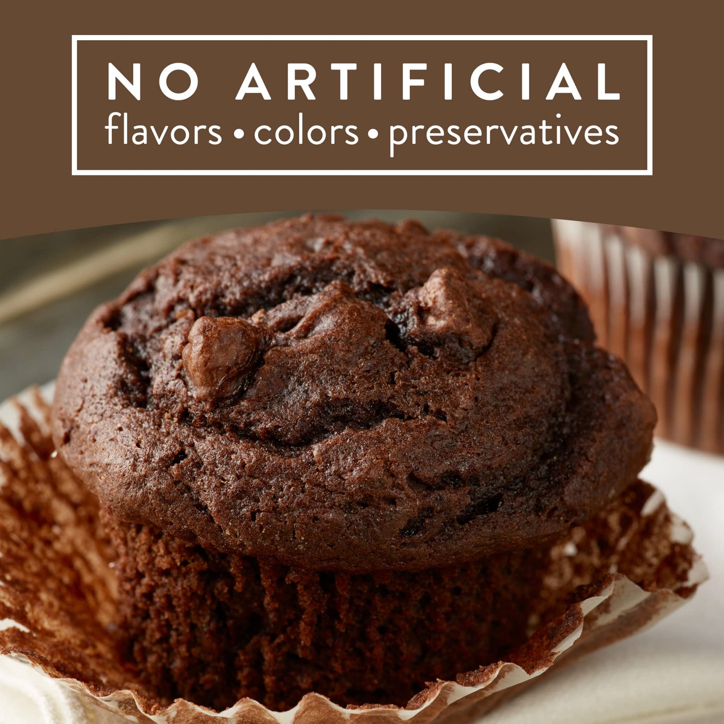 Krusteaz Double Chocolate Muffin Mix with Real Chocolate Chips, 20 Ounce Box (Pack of 4)