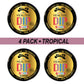 TeaZa Energy Pouches - smoky aroma Free Chew, Smokeless Alternative, 10 Count, 4 Pack, Fruit Flavors Pineapple Mango Citrus