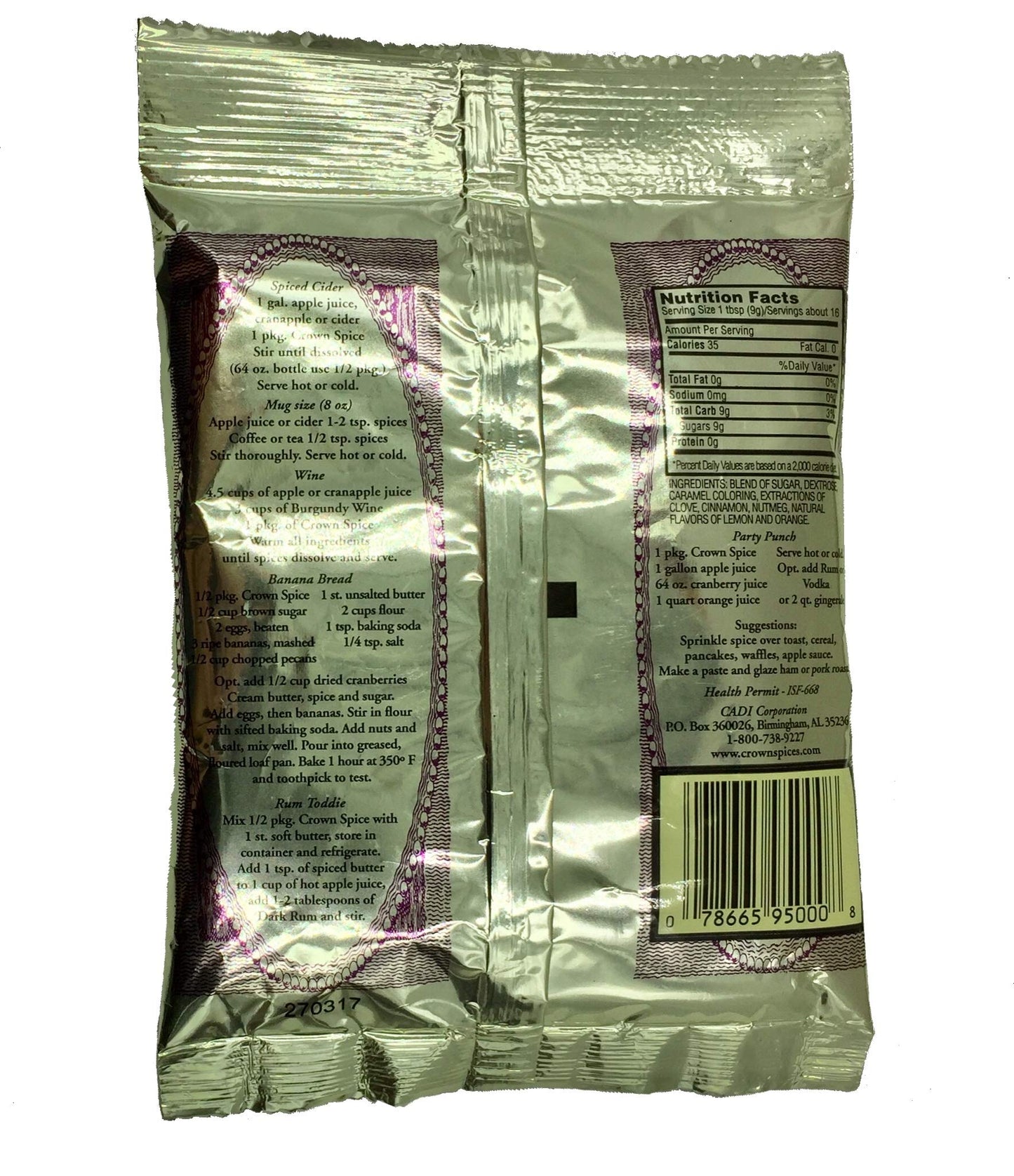 Crown Mulling Spices/Instant Gourmet Mulling Spice (1)