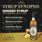 Liquid Alchemist Ginger Syrup for Cocktails - Non-GMO, Vegan - 25 Fl Oz