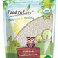 Food to Live Organic White Rye Flour, 1 Pound - Non-GMO, Unbleached, Light, Medium Protein, Vegan, Kosher, Finely Milled Berries