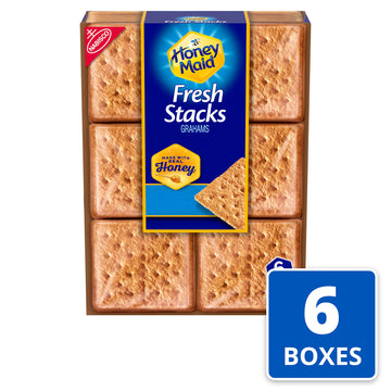 Honey Maid Fresh Stacks Graham Crackers, 6 - 12.2 Oz Boxes (36 Total Stacks)