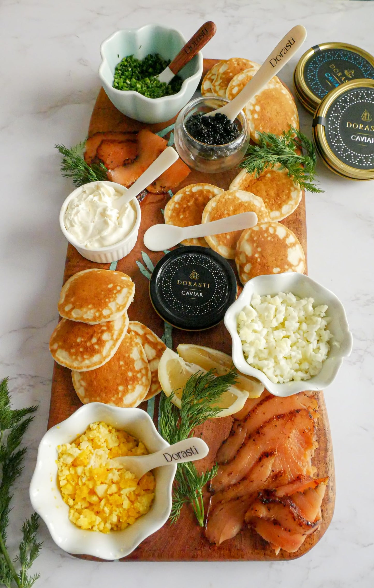 Kaluga Hybrid Caviar Premium Grade A Sturgeon Roe 2Oz Tin Mother Of Pearl Spoon Included