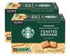 Starbucks Coffee Company Flavored Ground Coffee K-Cup Pods, Toasted Graham, Signature Collection, 100% Arabica Coffee, Recyclabl