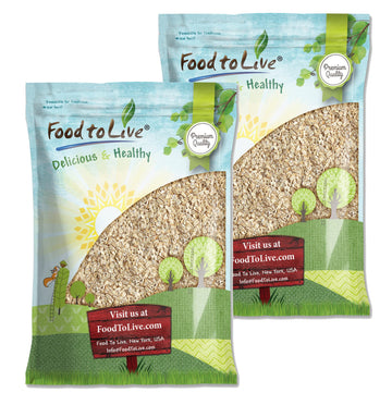 Food to Live Quick Cooking Rolled Oats, 12 Pounds - One Minute Oatmeal, Whole Grain, Instant Meal, Dry Thin Flakes, Uncooked, Ra