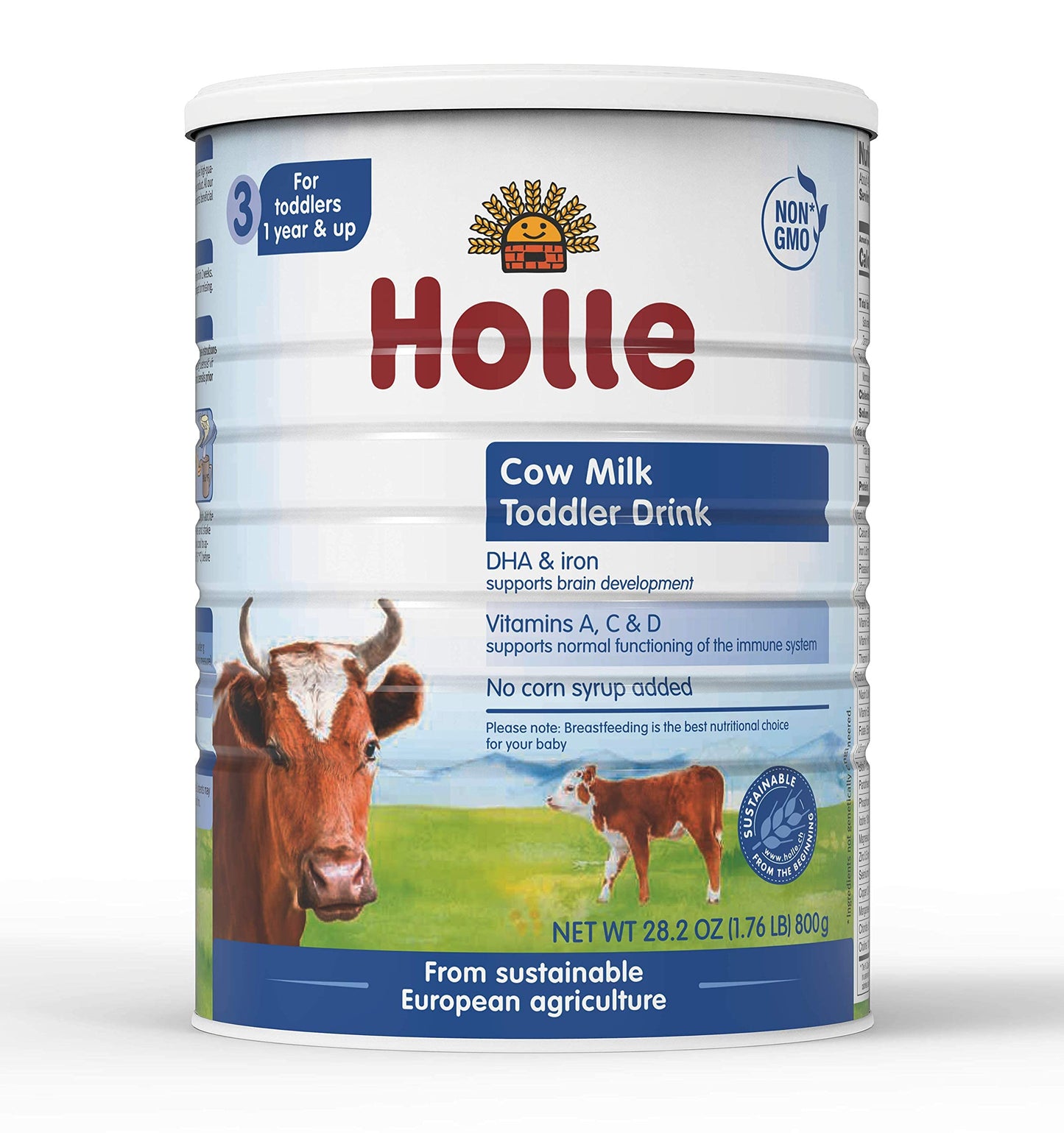 Holle Organic Cow Milk Toddler Drink, 28.2 Oz
