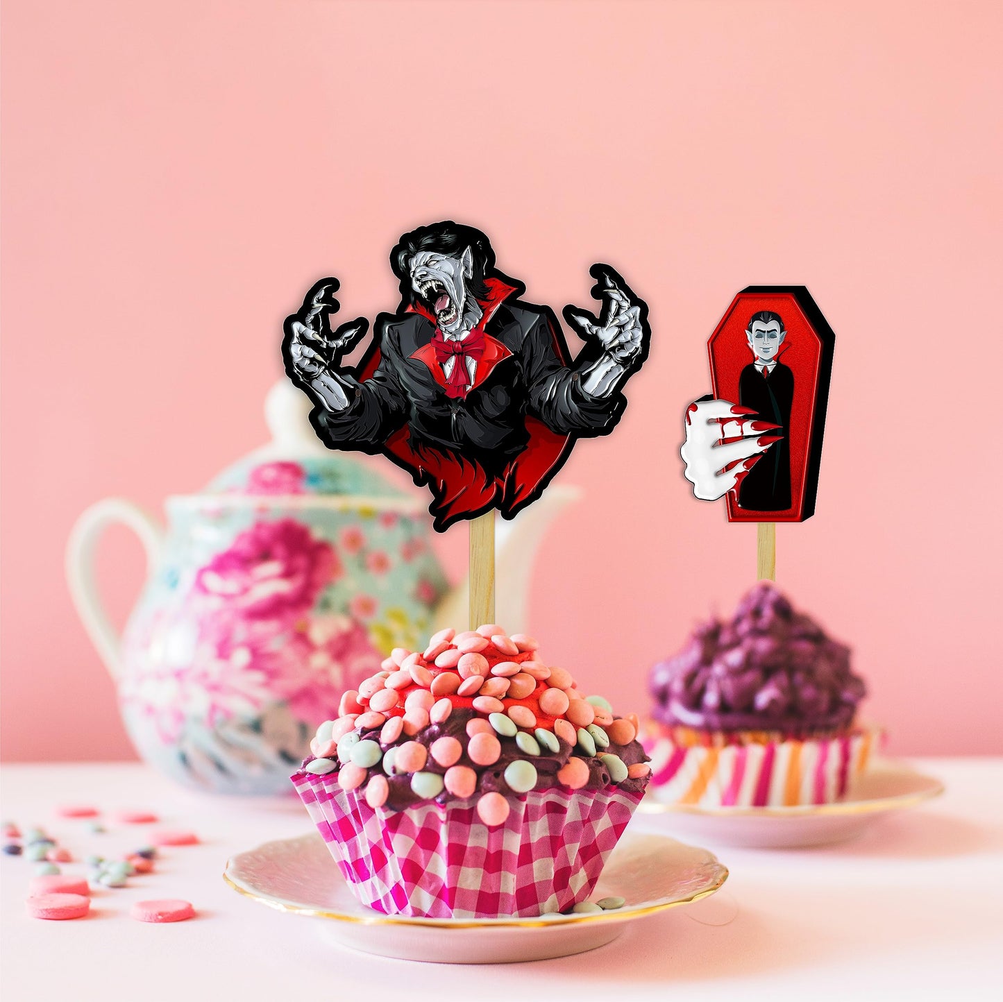 Seyal Vampre Cupcake Topper