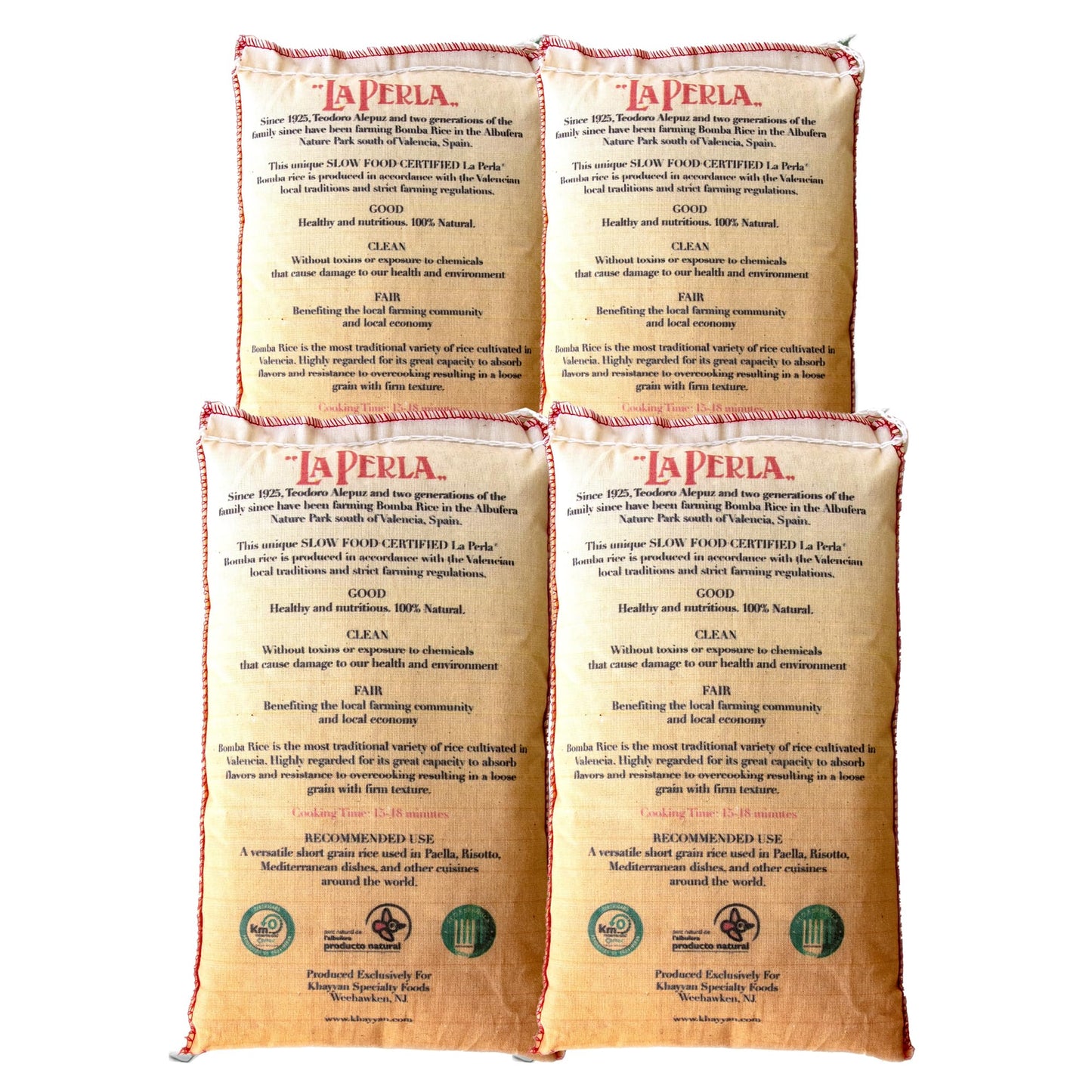 Khayyan  a Rice, Denomination of Origin Valencia, Slow Food Certified, 2.2 lbs (Pack of 4)