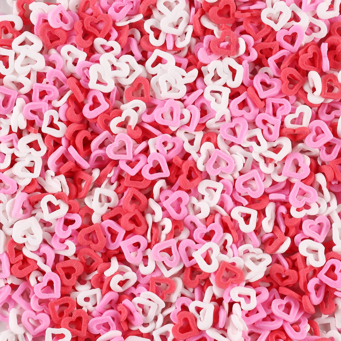 Sprinkles for cake decorating, 7 Ounces Valentine Sprinkles, Red/Pink/White Love Confetti Sprinkles for Cupcake, Cookies, Ice Cr