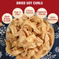 Organic soy curls 1Lb(16oz) Soy Beans Strips,High Protein Gluten-Free Vegan,Chinese Soybeans Strips,Soy Chunks
