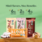 ALOHA Organic Plant Based Protein Bar MINIS | Variety Pack | 20 Count, 24g Bars | Vegan, Low Sugar, Gluten Free, Low Carb, Non-G
