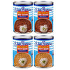 Blue Runner Creole Cream Style Red Beans and Nevy Beans Sampler, 16 Ounce (Pack of Two Each) - Easy Heat and Serve Beans for Del