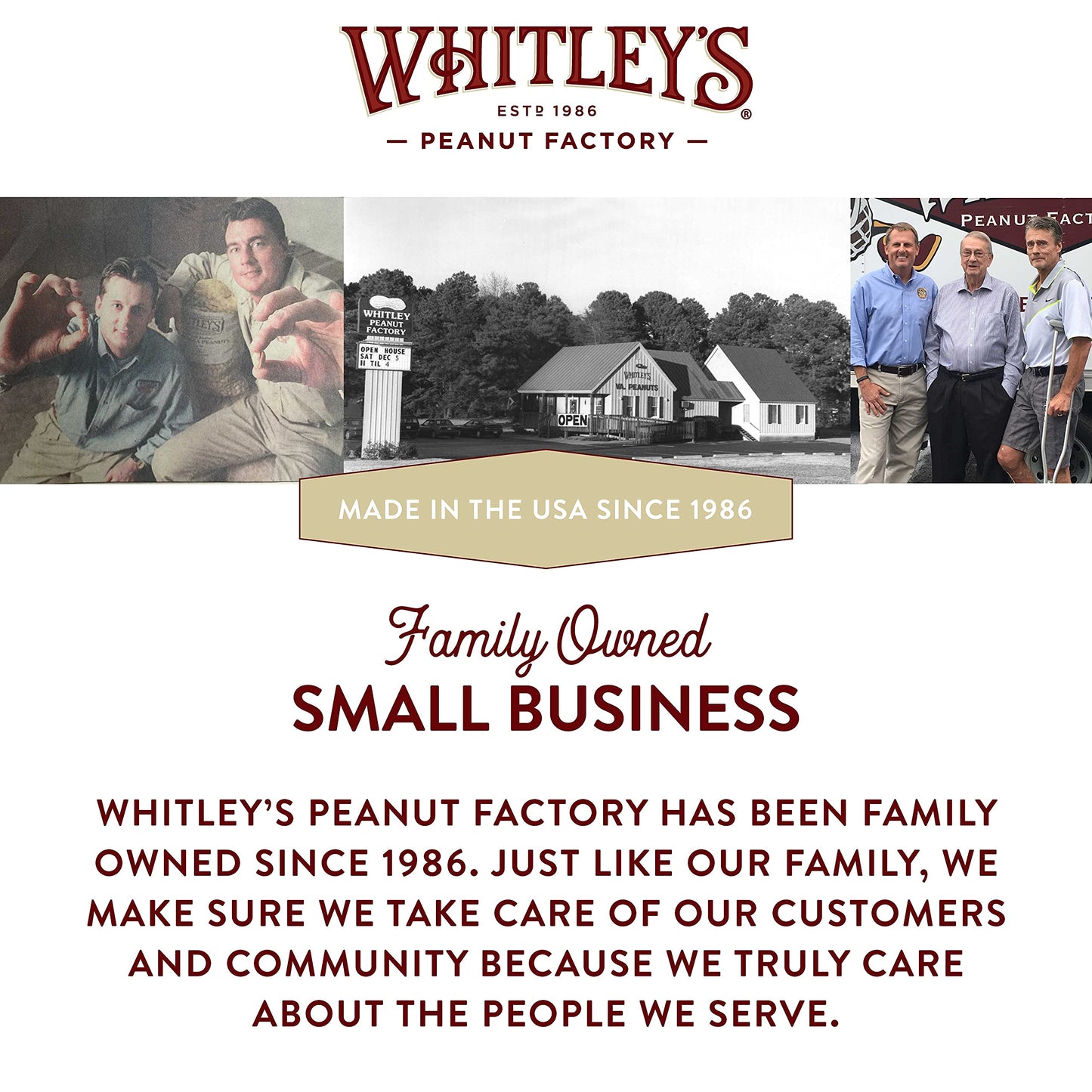 Whitleys Salted Virginia Peanuts - Super Extra Large 'Home Cooked' Virginia Peanuts (32 Ounce Tin)