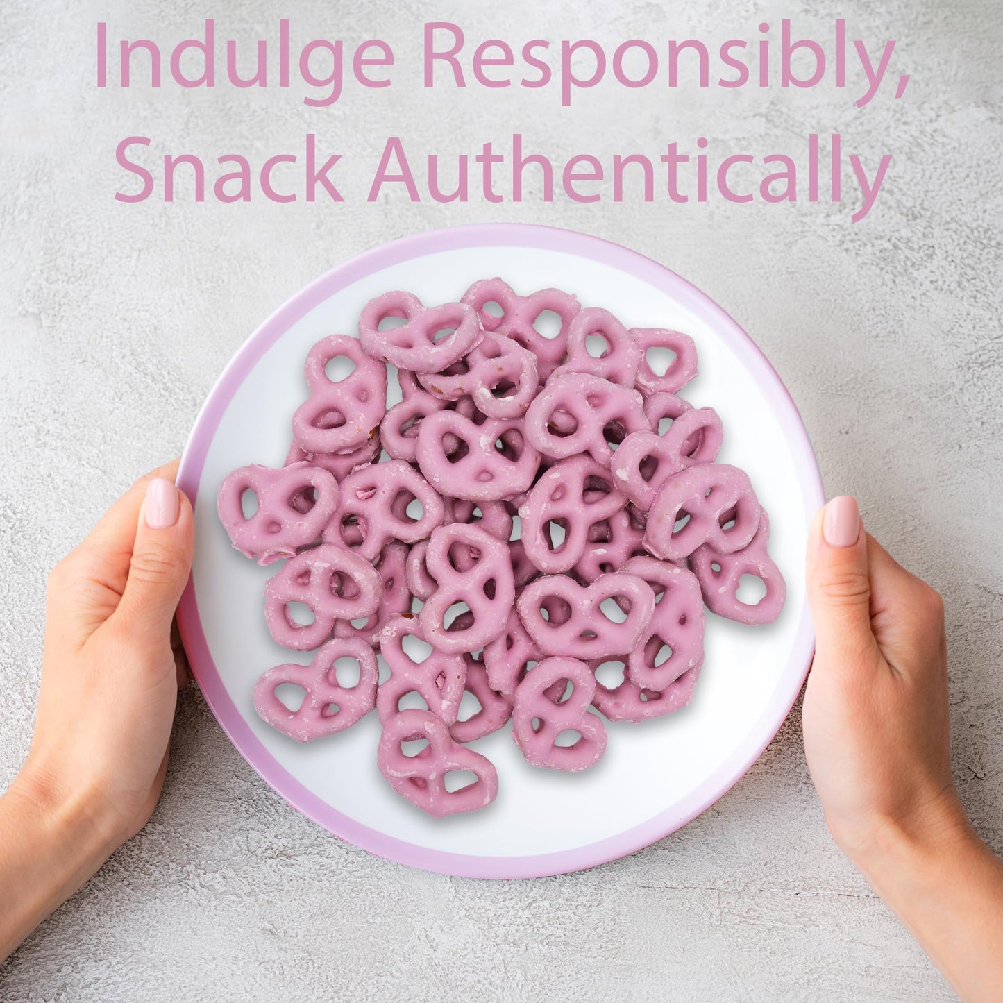 Hayden Valley Foods Raspberry Yogurt Covered Pretzels - 5 Oz Bags (Pack Of 6) - No Artificial Flavors, Preservatives Or Colors -