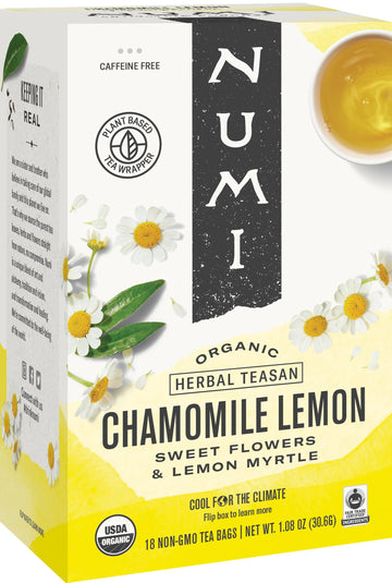Organic Teas,1.8oz.,Chamomile Lemon,PK18