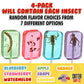 HotLix Insect Lollipops (4-Pack) | Includes Scorpion  Worm  Ants  Cricket | Bug Candy Suckers Individually Wrapped | Bug Lollipops with Real Edible Insects | Weird Candy Pack