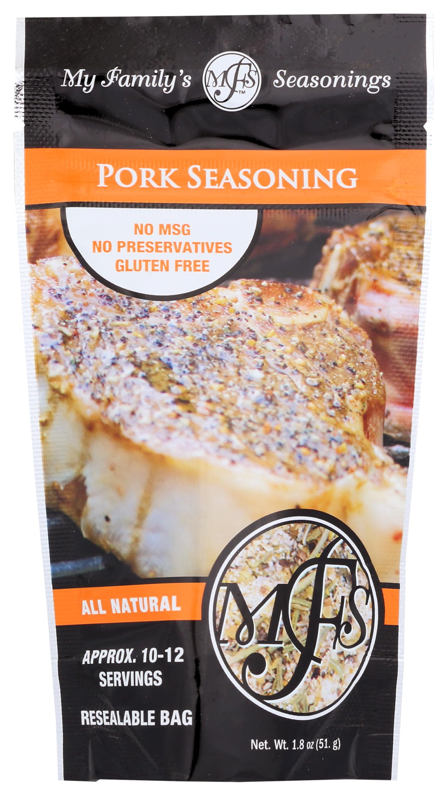 My Familys Seasonings, Inc Pork, 1.8 Ounce (Pack of 1)