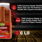 Extra Hot Cayenne Pepper Powder Bulk 60,000 Heat Units 6 Lb, Ground Cayenne Powder Hot Pepper Powder - Red Pepper Powder Spice F
