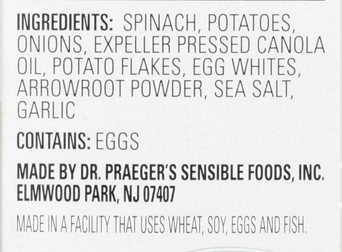 Dr. Praegers Kids Spinach Littles, 10 Oz