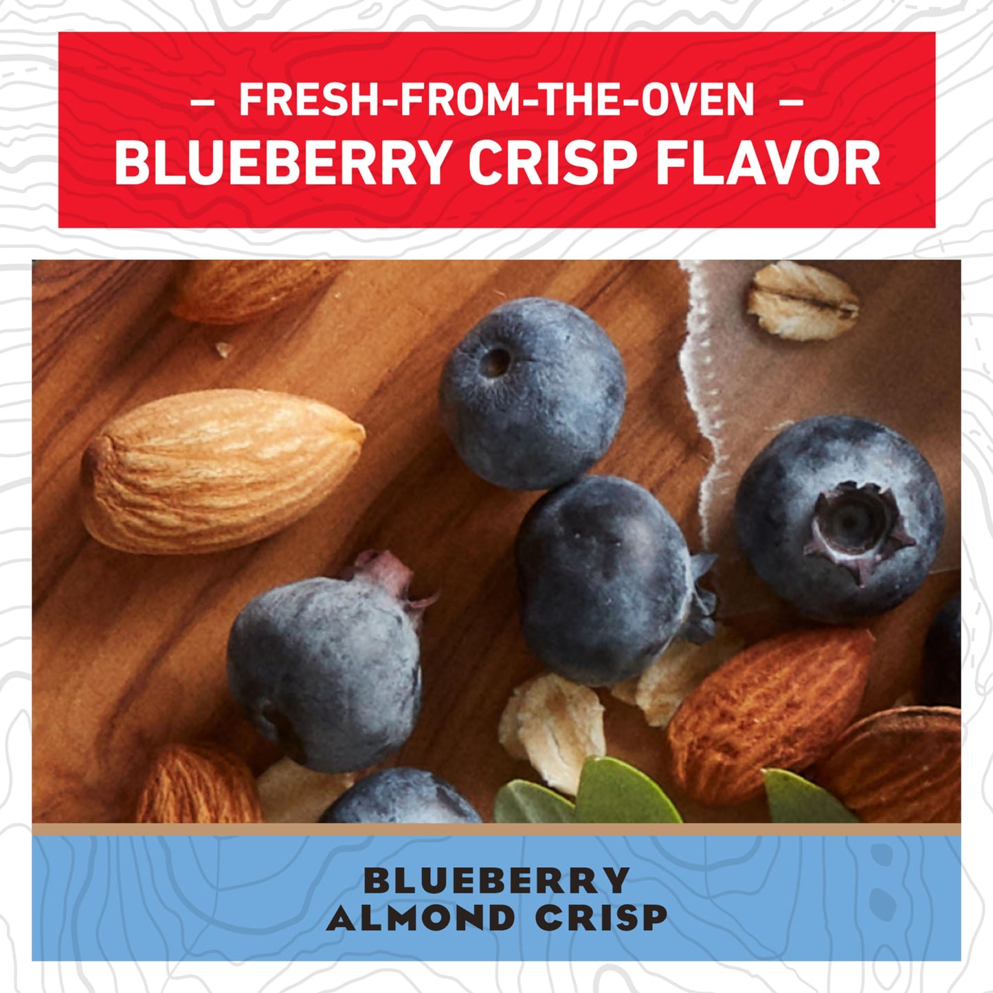 Clif Bar - Blueberry Almond Crisp - Made With Organic Oats - Non-Gmo - Plant Based - Energy Bars - 2.4 Oz. (12 Pack)