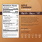 Amrita Apple Cinnamon Vegan Protein Bars - 15g Plant-Based Protein, Gluten-Free, 12 Count