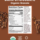 Alter Eco Dark Chocolate Granola, Healthy, Organic Breakfast & Snack, Naturally Sweetened With Fruit, Vegan, No Artificial Sugar