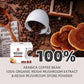 Ganoherb Reishi Mushroom Coffee Mix, Organic Instant Ganoderma Cafe With 100% Natural Ganoderma Lucidum Lingzhi Black Coffee For Stress Relief Better Focus Immune Support, Mix Flavor No Sugar 25 Bag
