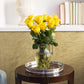 KaBloom Fresh Yellow Roses Bouquet - 12 Long-Stem Flowers for Gifts - Fall Collection - Model KADF4255-V999-A999
