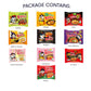 MunchMo Korean Spicy Chicken Ramen Variety Pack - 10 Different Noodles Sampler Gift Box, Perfect for Ramen Lovers