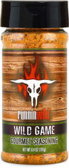 Runnin Wild Game Seasoning Rub - No Preservatives, No MSG - 6.4 Ounce Total for Venison, Deer, Sausage, Boar, Turkey, Elk