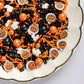 Twisweet Halloween Sprinkles, Pumpkin Sprinkles for Cake Decorating, Edible Candy Ghost Bat Sugar Sprinkle Mix, Black and Orange