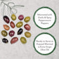 Roland Foods Greek Country Olive Mix, Whole Olives Marinated With Garlic And Pepperoncini Peppers, Specialty Imported Food, 4 Lb