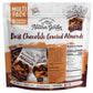 Natures Garden Dark Chocolate Covered Almonds Snack Packs, Kosher Certified, 1 Oz Bags, 15 Individual Servings