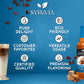 Syruvia Sugar Free Brown Sugar Cinnamon Syrup With Syrup Pump Dispenser For Coffee 25.4 Ounces Coffee Flavoring Syrup