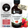 Natural Strawberry Extract - 2 oz - Water-Soluble - By Harvest Moon Delights - Strawberry Extract for Baking, Drinks, Ice Cream 
