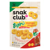 Snak Club Tajin Mango Rings Gummy Candy, Fruit Candy Gummies with Chili and Lime Seasoning, Mild, Gluten-Free and Vegan Snacks, 