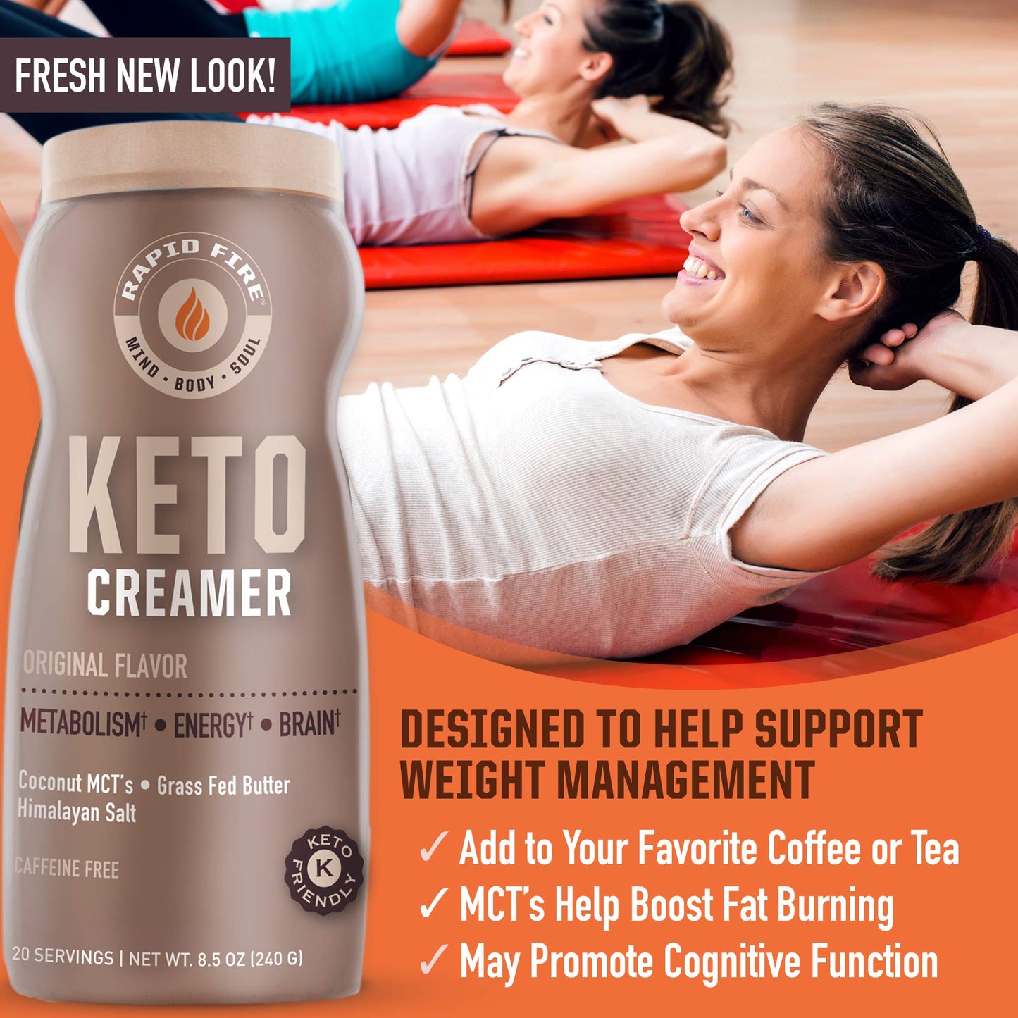 Rapid Fire Ketogenic Creamer (Pack of 2)2