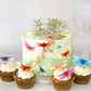 45Pcs Edible Dragonfly Cupcake Toppers Wafer Paper Insect Themed Cake Decoration Drink Topper Wedding Baby Bath Cake Decorations
