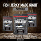 Kaimana Jerky Wild-Caught Ahi Tuna Jerky - Peppered, All-Natural, 3 Pack, 2.5 oz