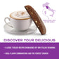 Nonni's Dark Chocolate Almond Biscotti Italian Cookies - Dark Chocolate Cookies - Biscotti Individually Wrapped Cookies - Italia