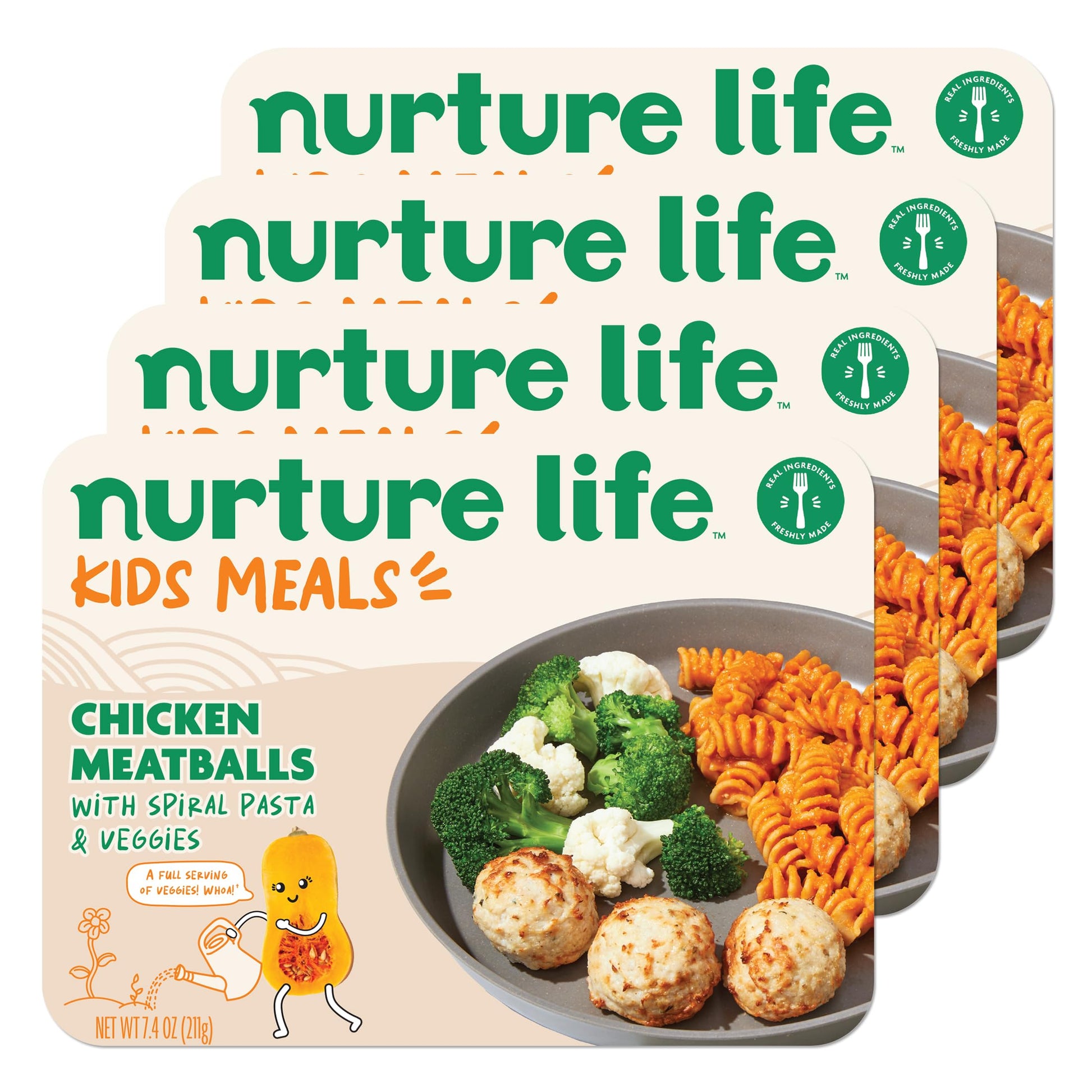 Nurture Life Kids Meals, Healthy Toddler & Kid Favorites, Chicken Meatballs, Organic Focus, Toddler Snack, Freshly Made Food For