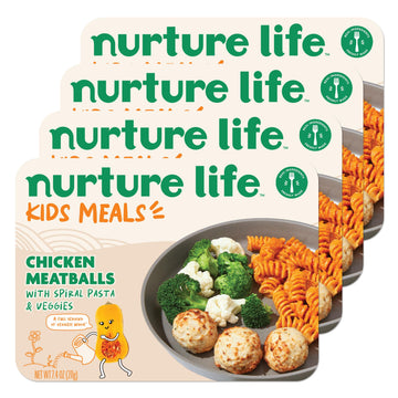 Nurture Life Kids Meals, Healthy Toddler & Kid Favorites, Chicken Meatballs, Organic Focus, Toddler Snack, Freshly Made Food For
