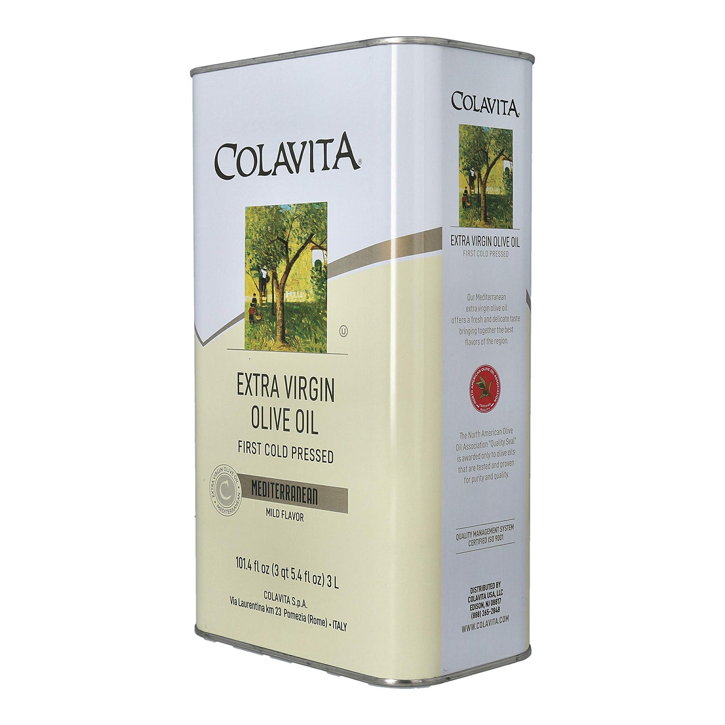 Colavita Mediterranean Extra Virgin Olive Oil Pack Of 1 Tin