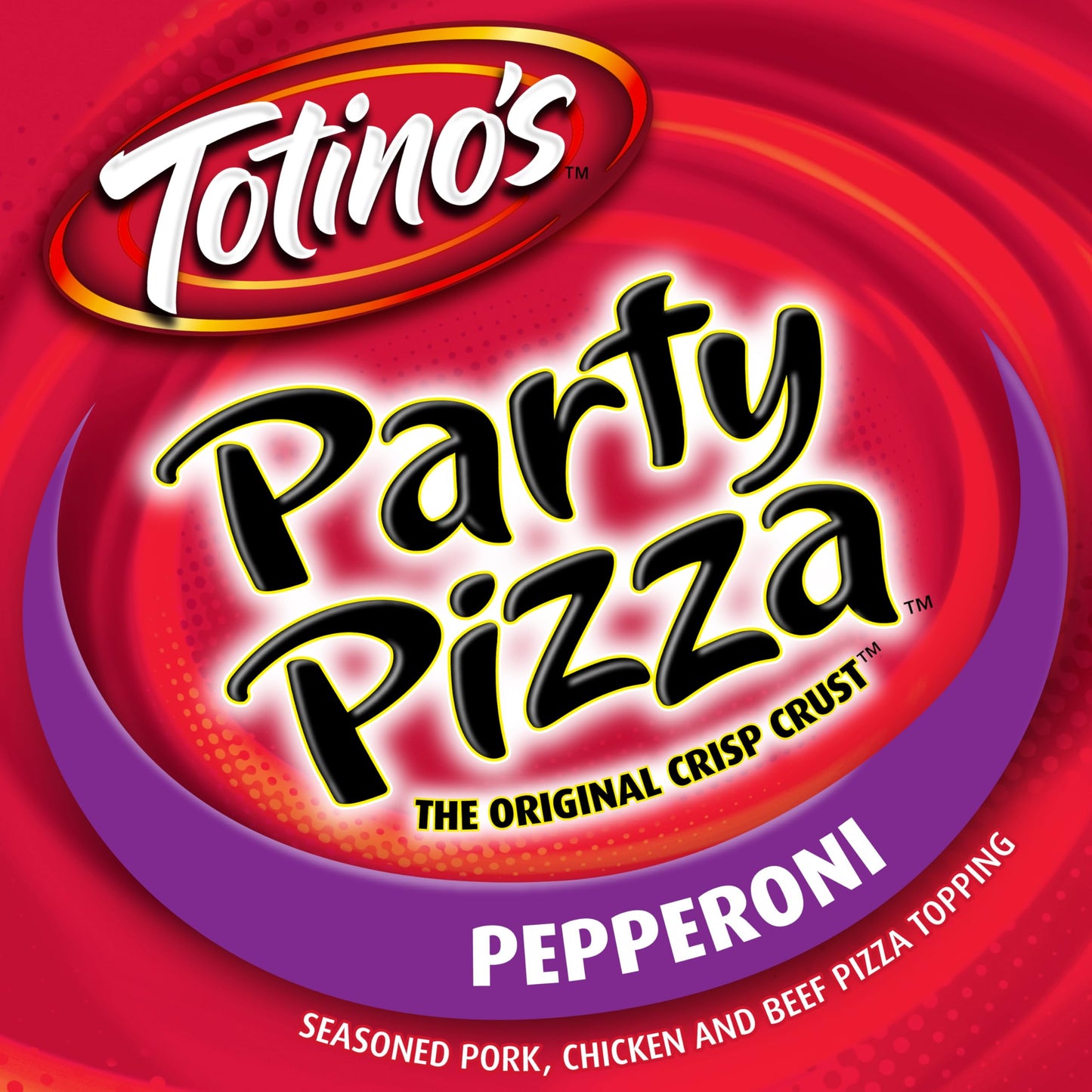 TotinoS Party Pizza, Pepperoni, Frozen Snacks, 4 Ct, 40.8 Oz