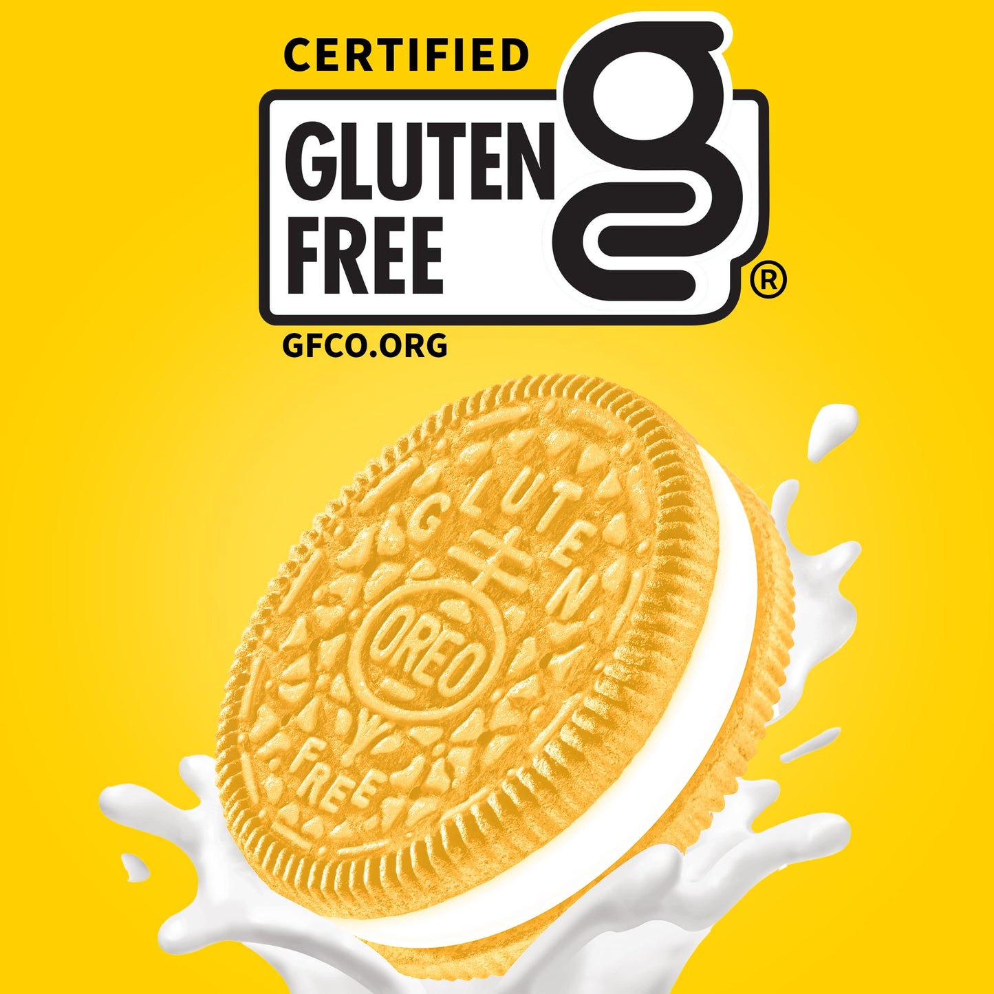 Oreo Gluten Free Golden Sandwich Cookies, Gluten Free Cookies, 12-12.08 Oz Packs