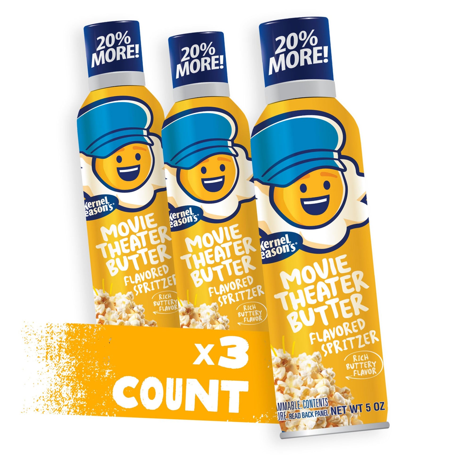 Kernel Season s Movie Theater Butter Spritzer, 5 Ounce (Pack of 3)