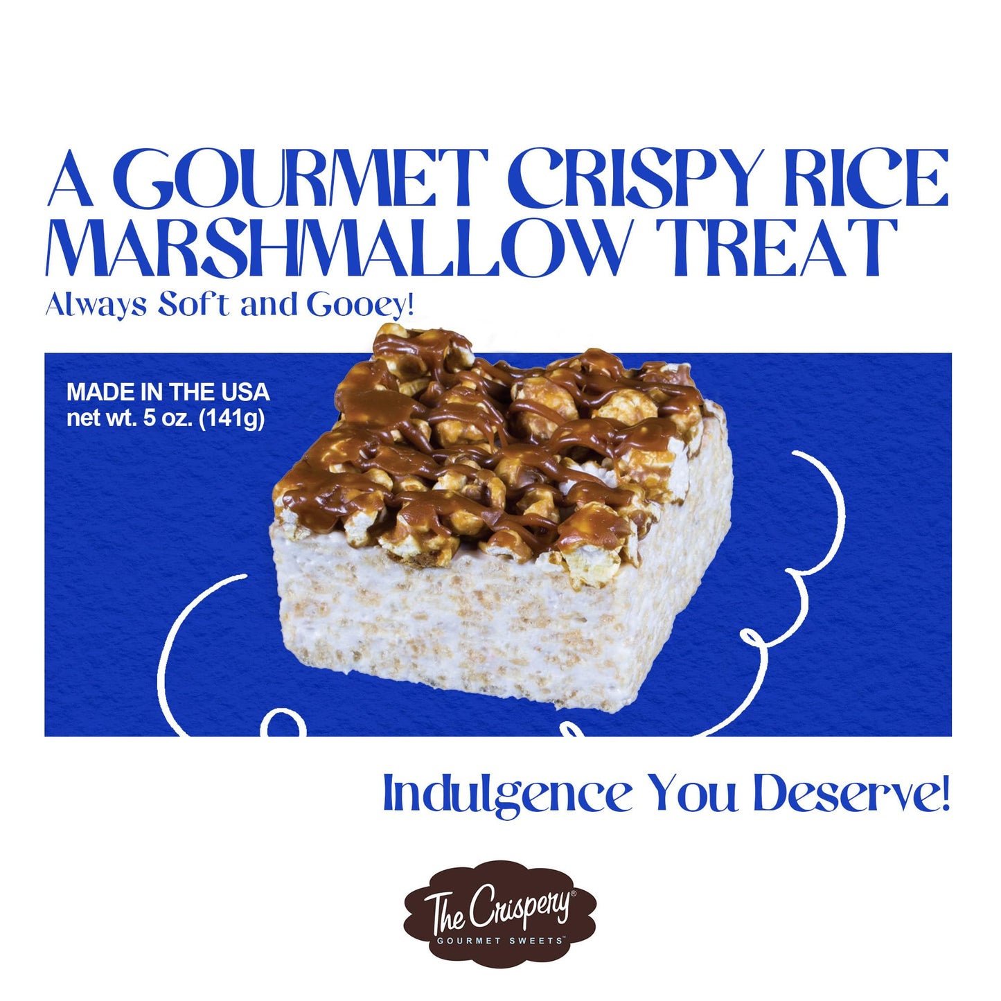 The Crispery Crispycakes - Jumbo Size Pack Of 12 Individually Wrapped Assorted Flavor Gourmet Marshmallow Rice Crispycakes, Alwa
