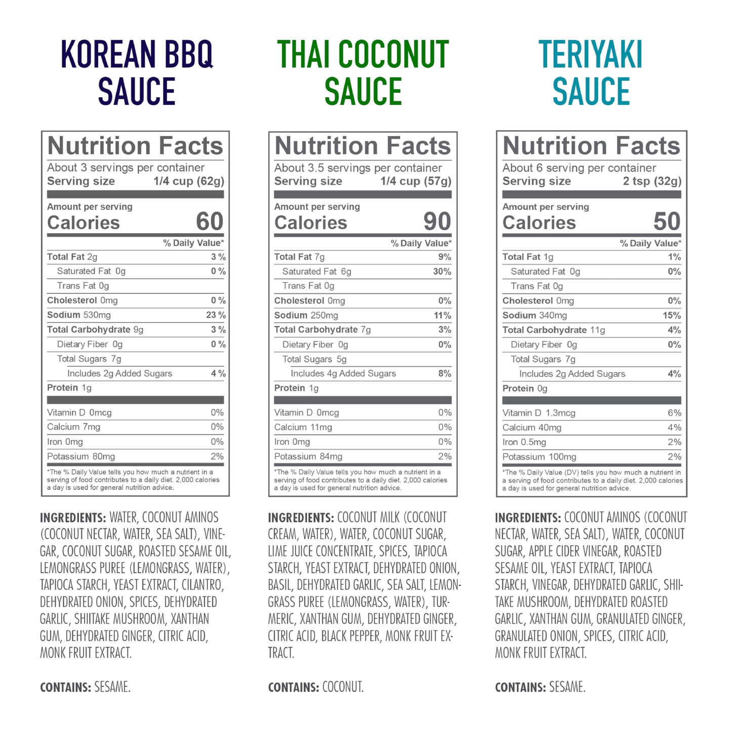 Kevin'S Natural Foods Paleo Simmer Sauce Variety Pack - Stir-Fry Sauce, Gluten Free, No Preservatives, Non-Gmo - 3 Pack (Teriyak